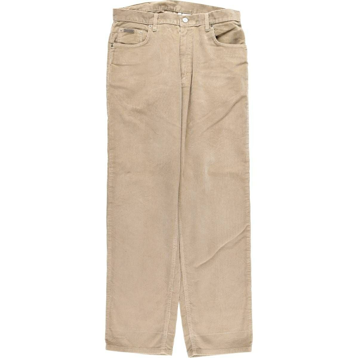 古着 カルバンクライン   JEANS 太畝 コーデュロイパンツ USA製 メンズw32相当/eaa612629 古着 カルバンクライン Calvin klein JEANS 太畝 コーデュロイパンツ