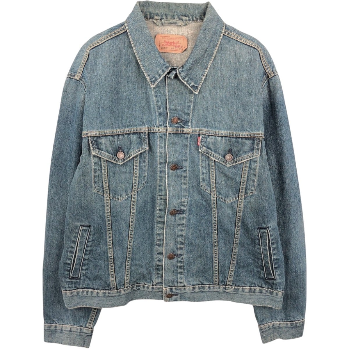 古着 00年代 リーバイス Levi's 70550-04 デニムジャケット Gジャン メンズXL相当/eaa663776 古着 00年代 リーバイス Levis 70550-04 デニムジャケット Gジャン