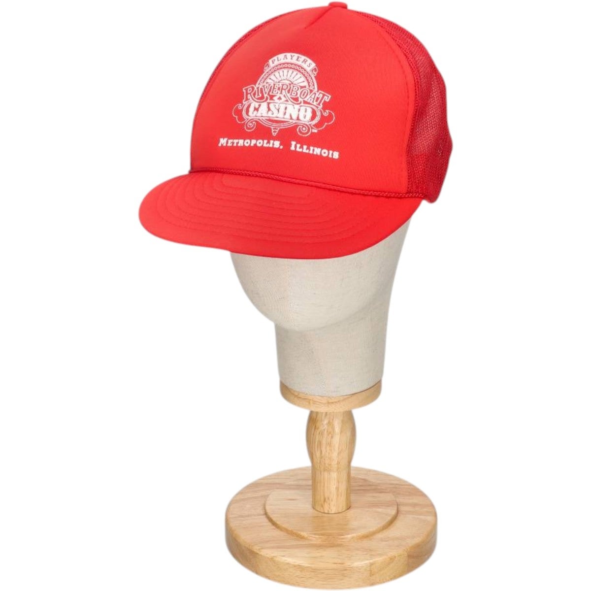 古着 Players Riverboat Casinoトラッカーキャップ メッシュキャップ