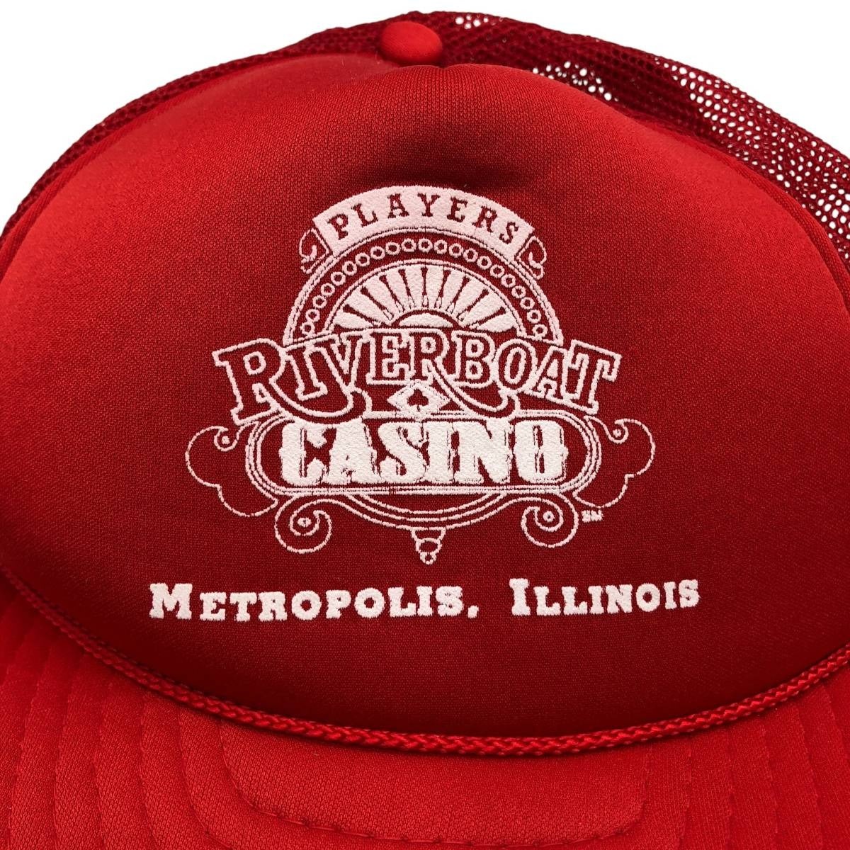 古着 Players Riverboat Casinoトラッカーキャップ メッシュキャップ