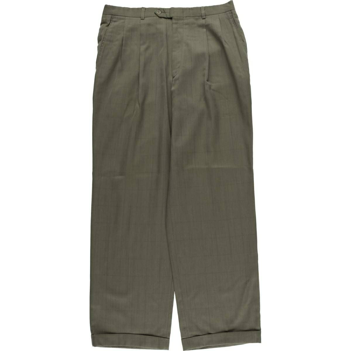 古着 90年代 ジェイクルー J.Crew ツータック リネンパンツ スラックス