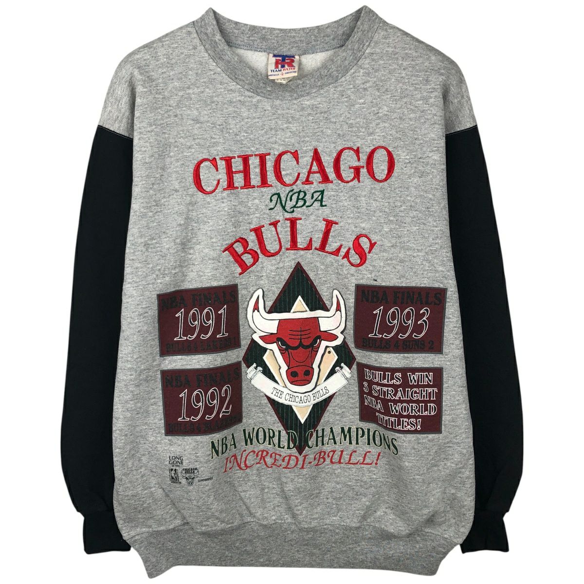 古着 90年代 TOP HALF NBA CHICAGO BULLS シカゴ ブルズ ロゴプリントT