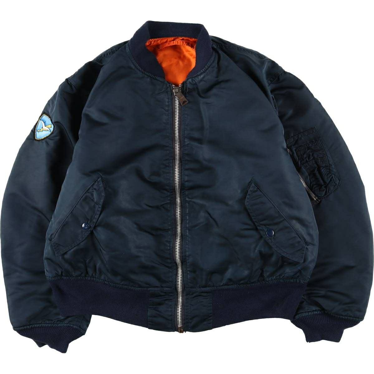 古着 80～90年代 民間品 アルファ ALPHA MA-1タイプ 迷彩柄 3C