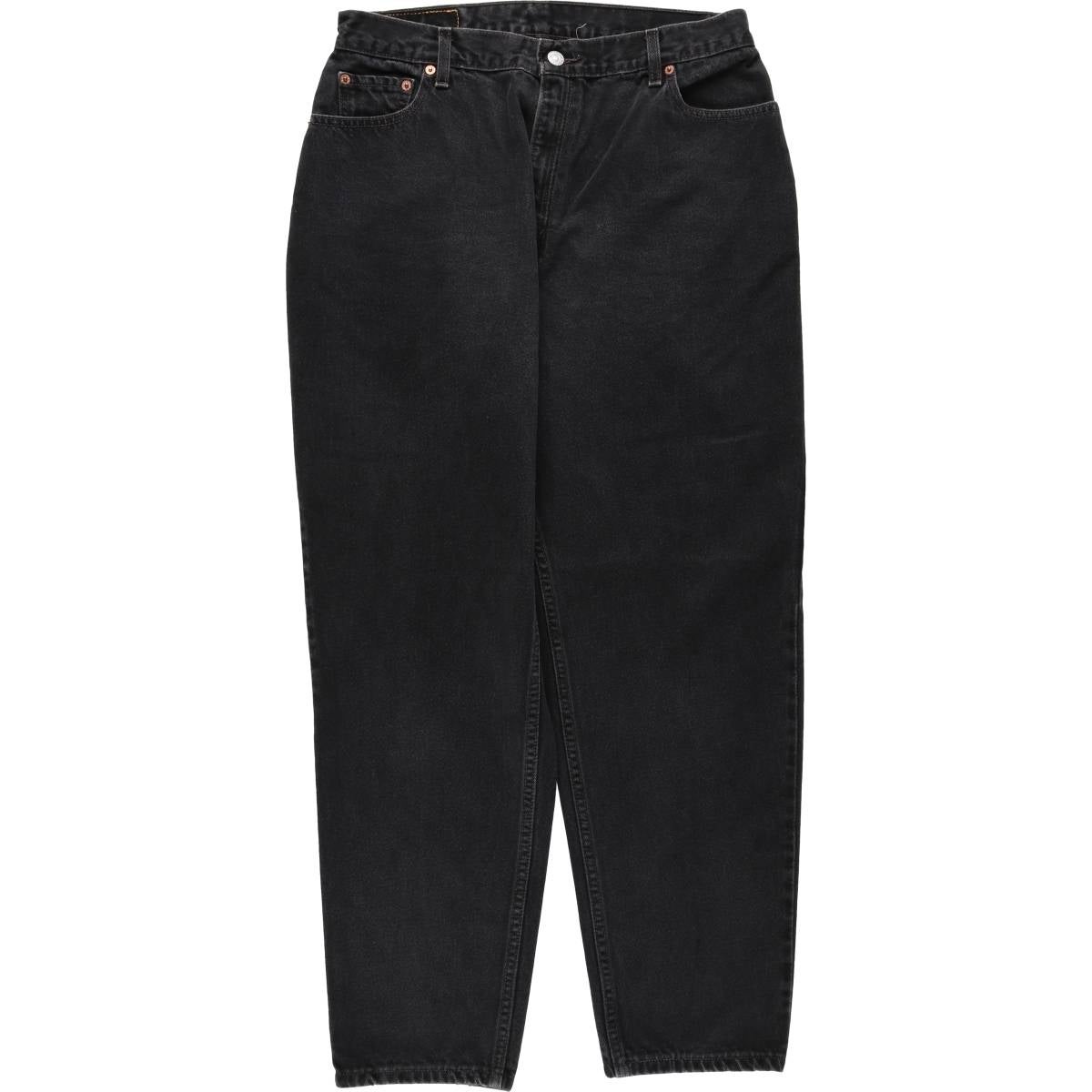 古着 90年代 リーバイス Levis 550 RELAXED FIT ブラックデニム