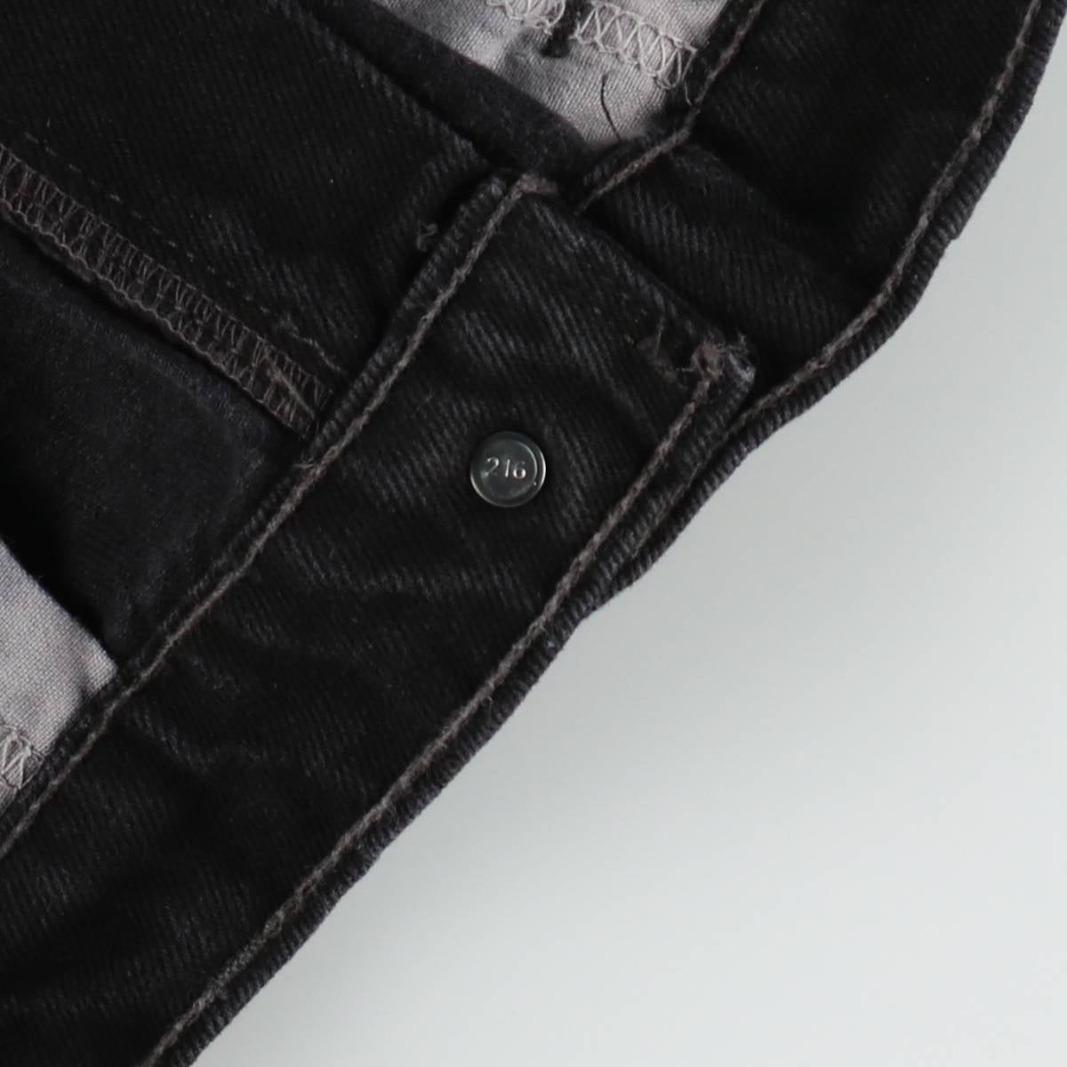 古着 90年代 リーバイス Levis 550 RELAXED FIT ブラックデニム