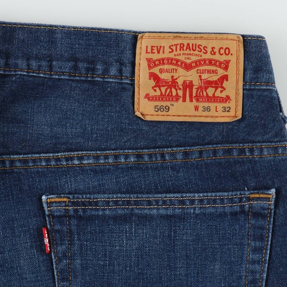 古着 リーバイス Levis 569 ストレートデニムパンツ メンズw37相当