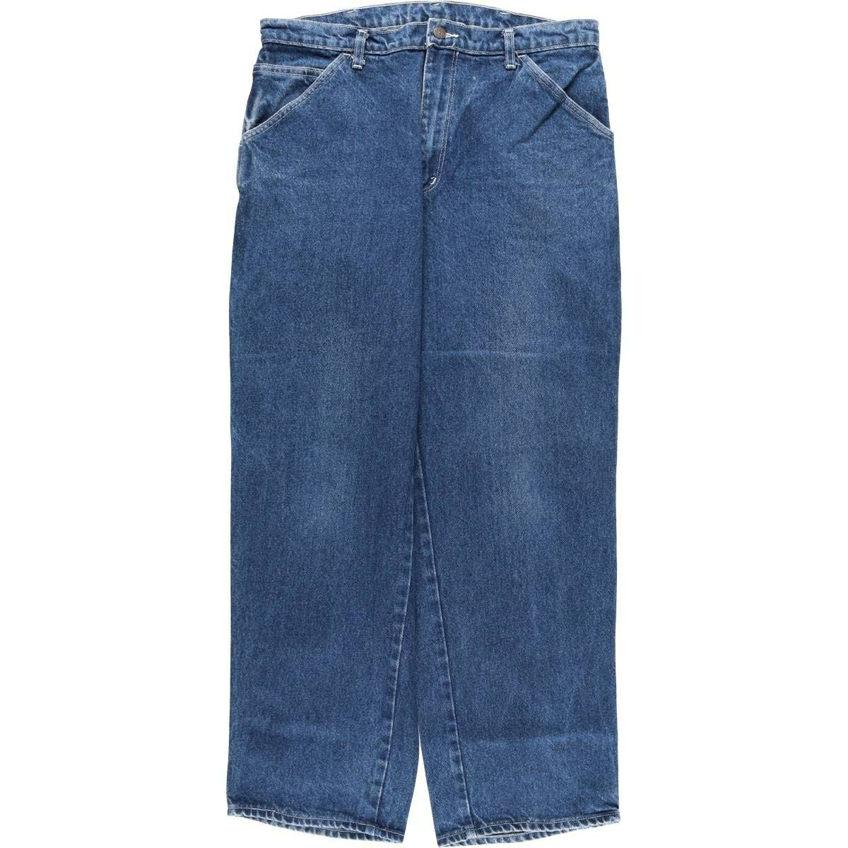 あ*様 トゥルーレリジョン ストレートデニム W34インチ USA製 濃紺 TRUE RELIGION（トゥルーレリジョン） 大きいサイズ メンズ RICKY FLAP