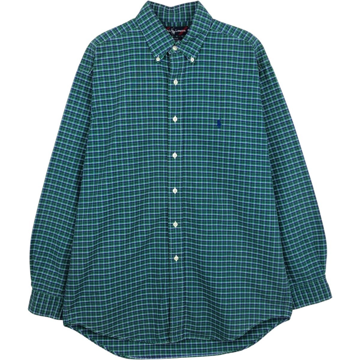 古着 ラルフローレン Ralph Lauren BLAKE 長袖 ボタンダウンチェック