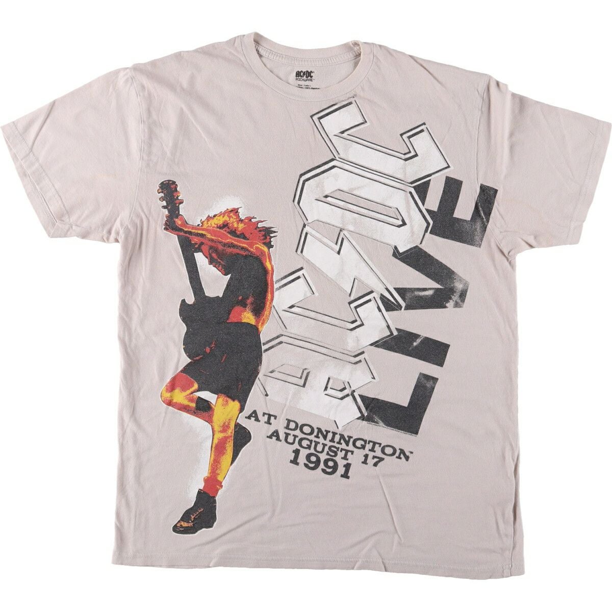 古着 00年代 AC/DC エーシーディーシー バンドTシャツ バンT メンズL