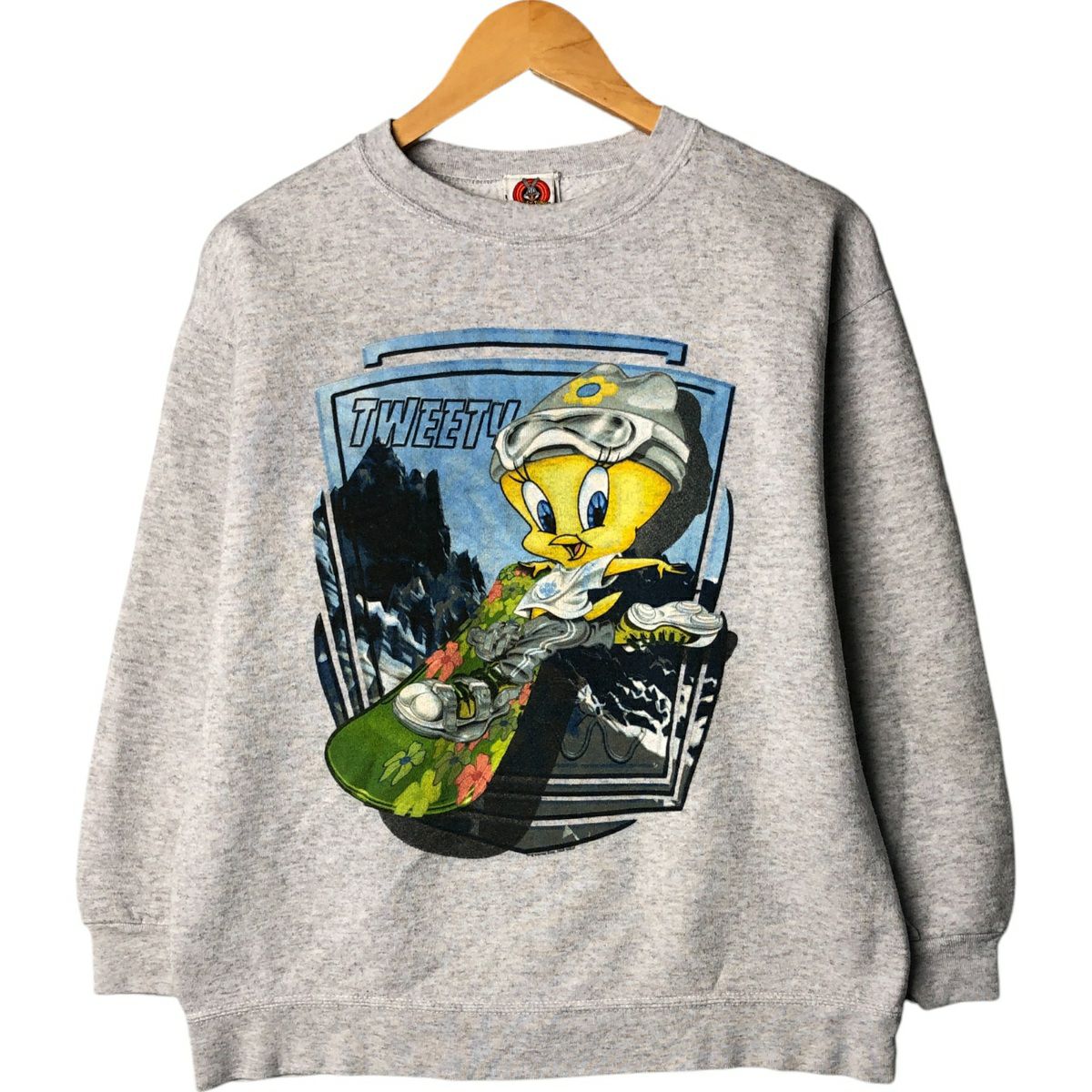 古着 90年代 LOONEY TUNES トゥイーティー キャラクタースウェット