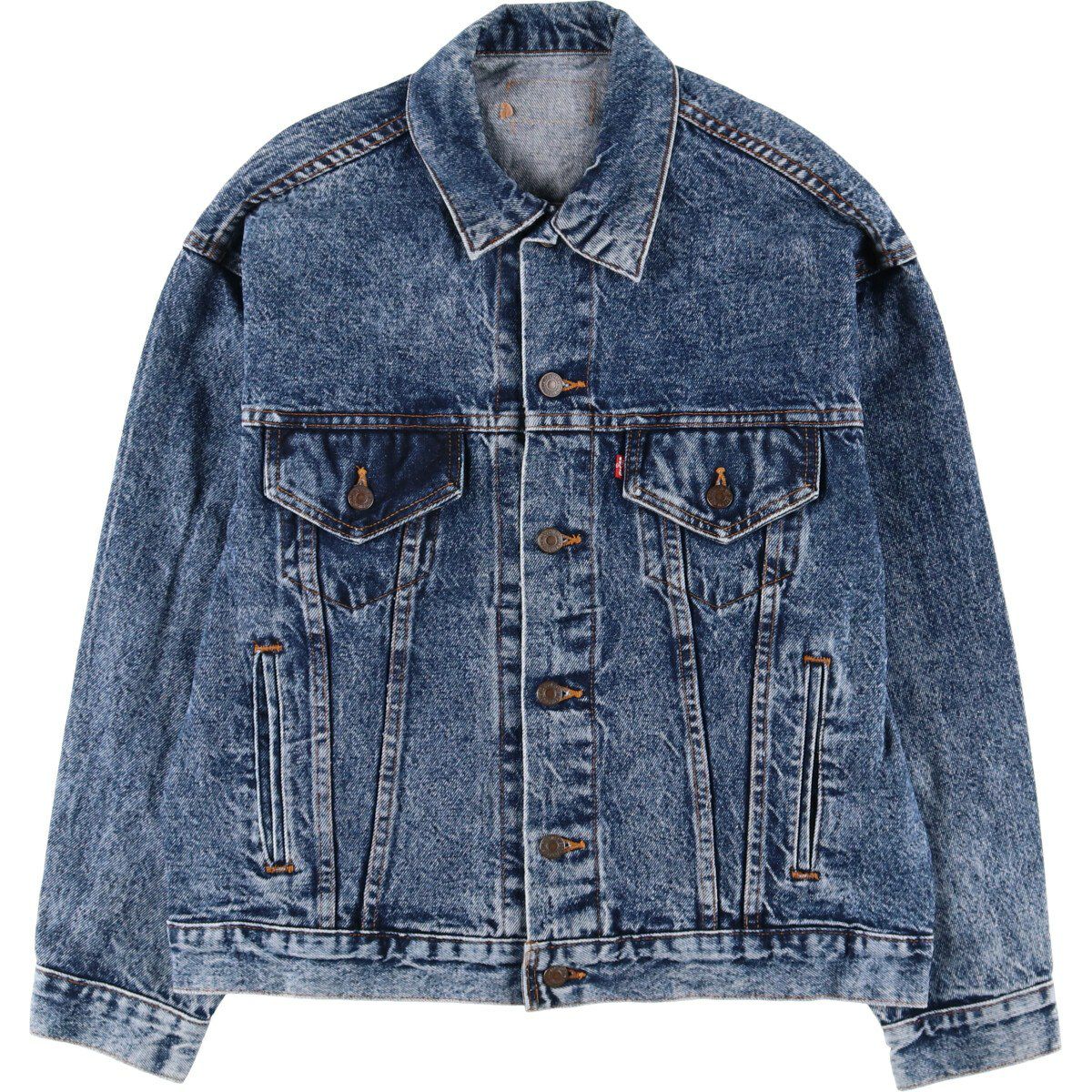 古着 90年代 リーバイス Levis ケミカルウォッシュ デニムジャケット G