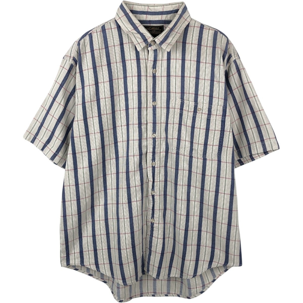古着 80～90年代 エディーバウアー Eddie Bauer Superior Madras 黒