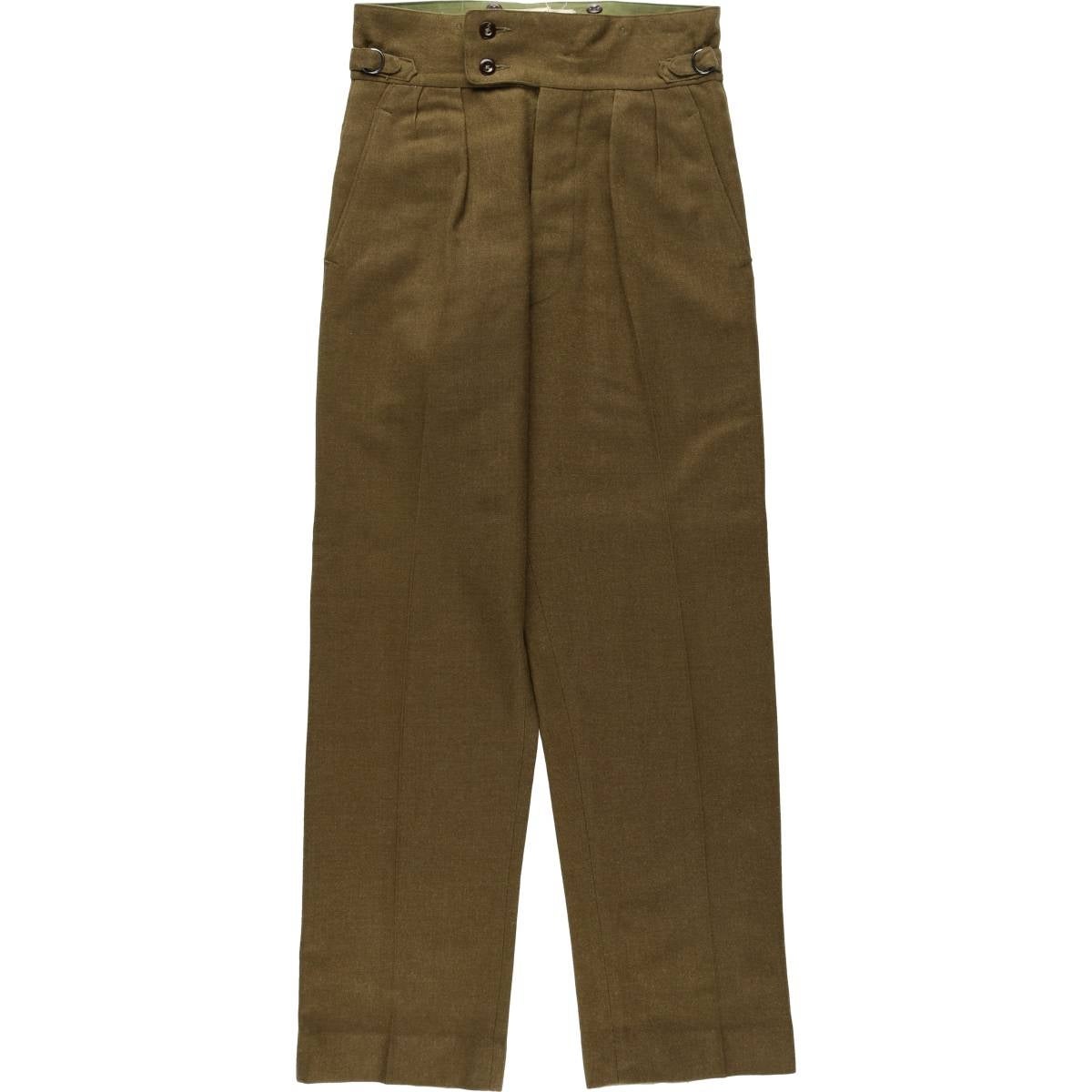 古着 60年代 カナダ軍 ミリタリー グルカパンツ メンズw34相当
