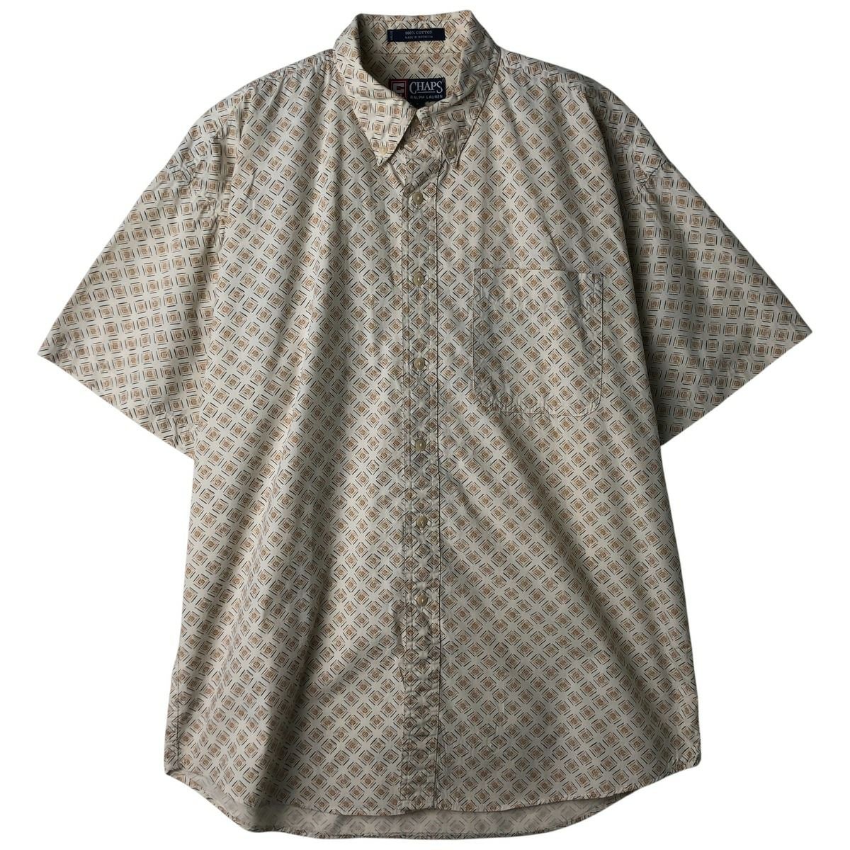 古着 ラルフローレン Ralph Lauren CHAPS チャップス 長袖 ポロシャツ