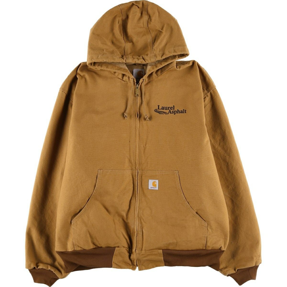 古着 カーハート Carhartt アクティブジャケット ダックフルジップ