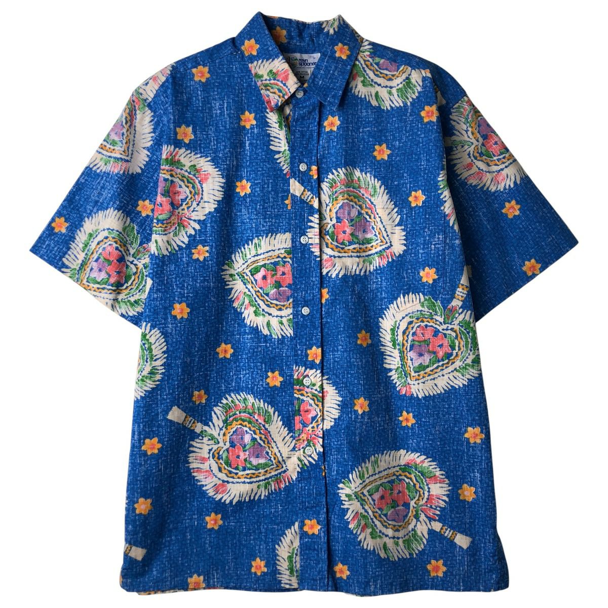 古着 90年代 レインスプーナー REYNSPOONER 水着タグ ビキニタグ 花柄