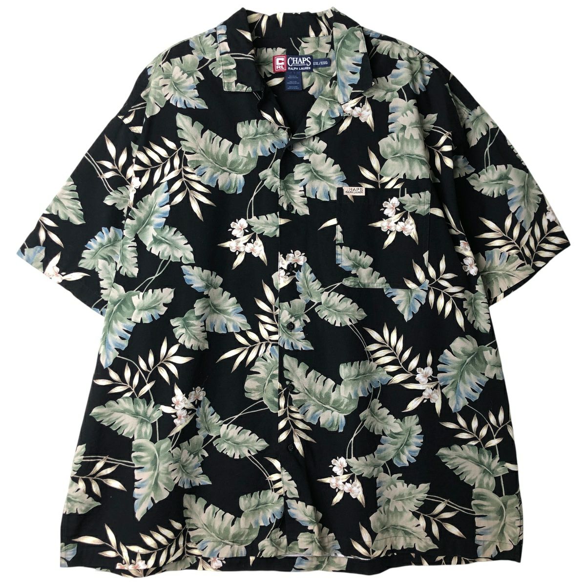 古着 ラルフローレン Ralph Lauren CHAPS チャップス ボタニカル柄
