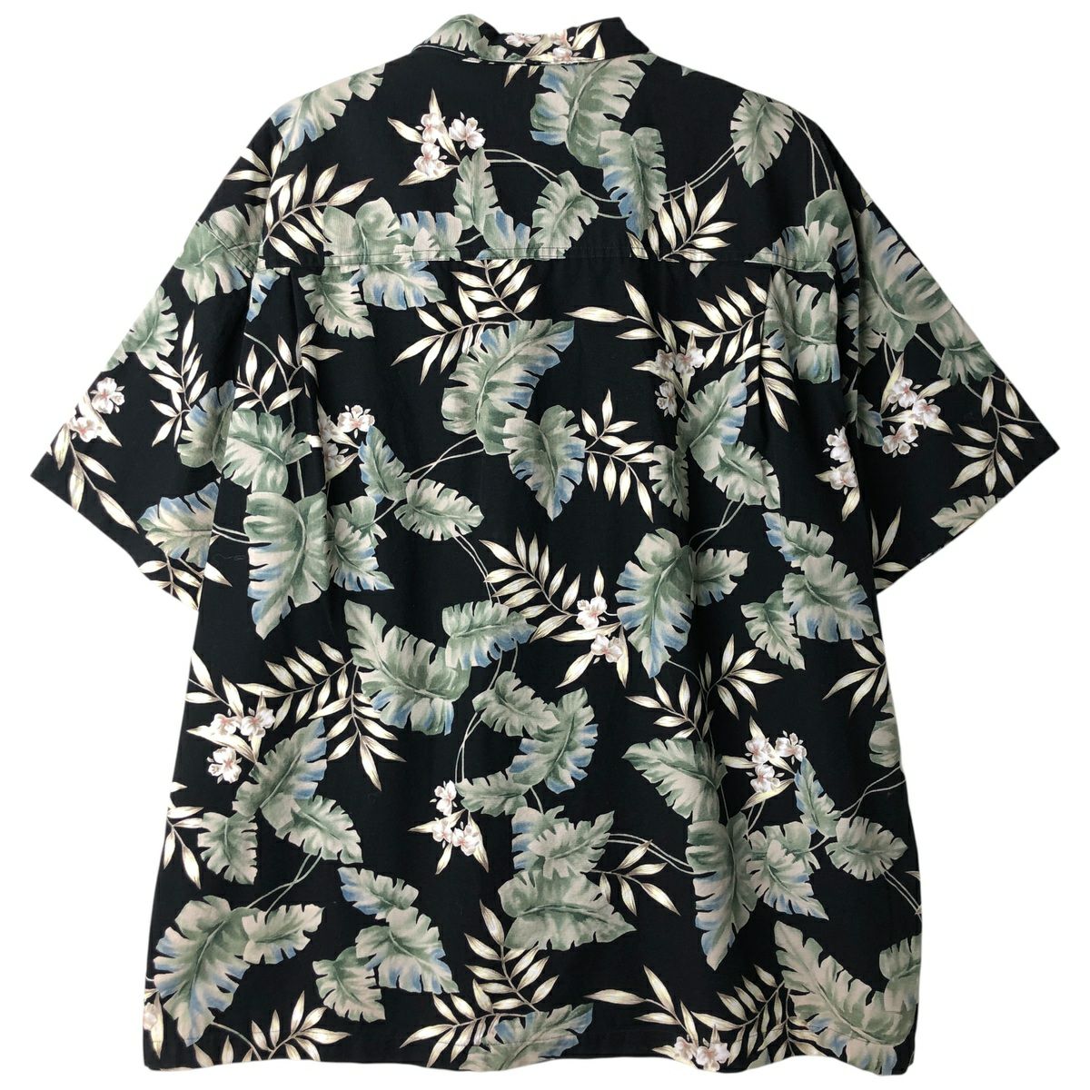 90s CHAPSラルフローレン ボタニカルレイ総柄 レーヨン混 アロハシャツ 古着 ラルフローレン Ralph Lauren CHAPS チャップス ボタニカル柄