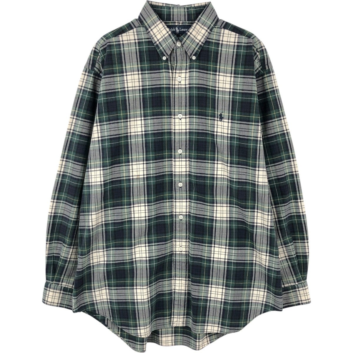 古着 ラルフローレン Ralph Lauren BLAKE 長袖 ボタンダウンチェック