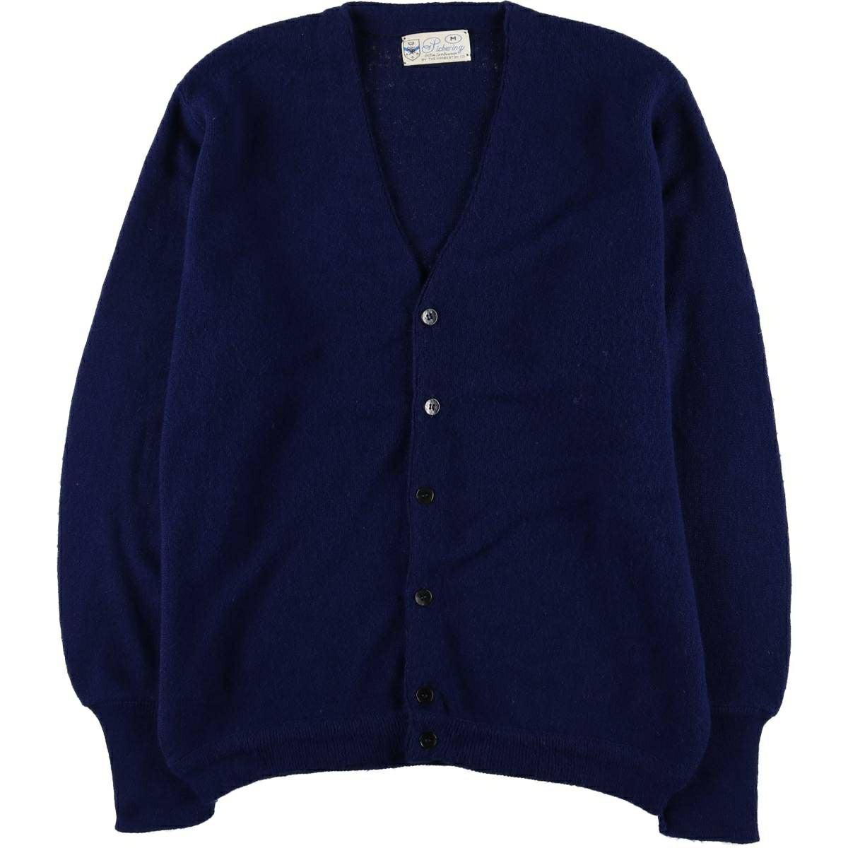 カーディガン　ヴィンテージ70年代　古着 古着 70年代 THE KIMBERTON Pickering ニットカーディガン メンズM相当