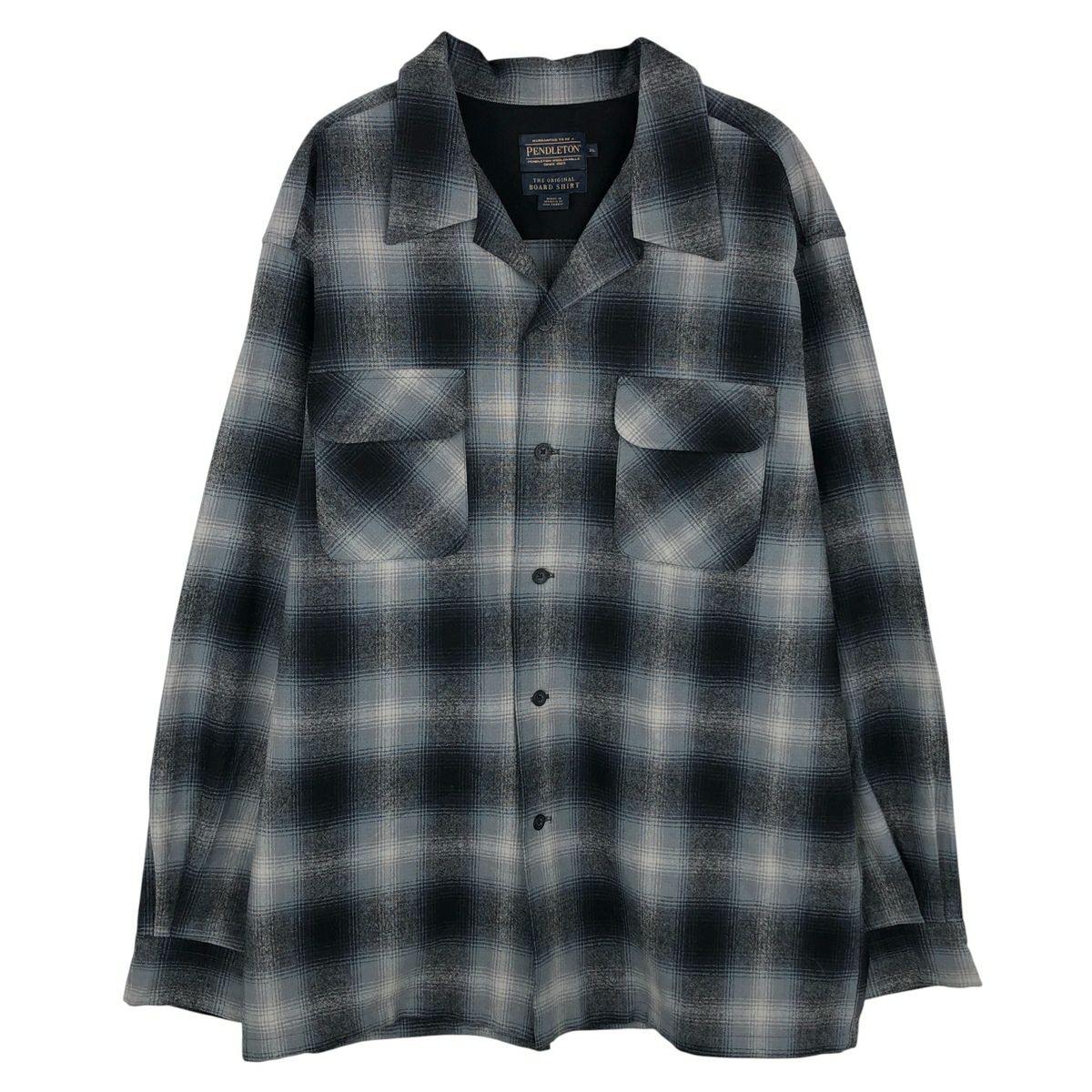 古着 ペンドルトン PENDLETON ボードシャツ オンブレチェック オープン