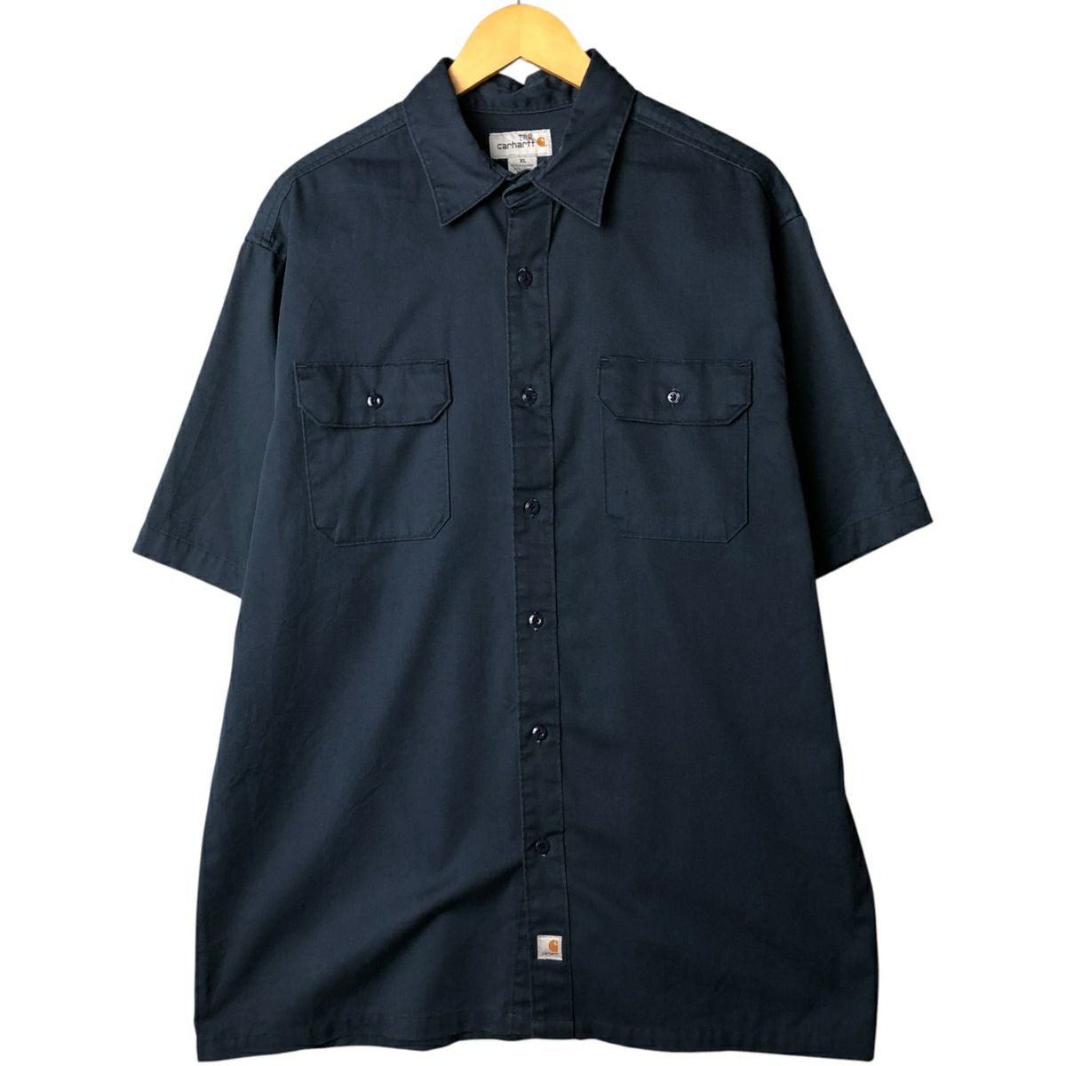 古着 カーハート Carhartt 半袖 ワークシャツ メンズXL相当 /eaa567386