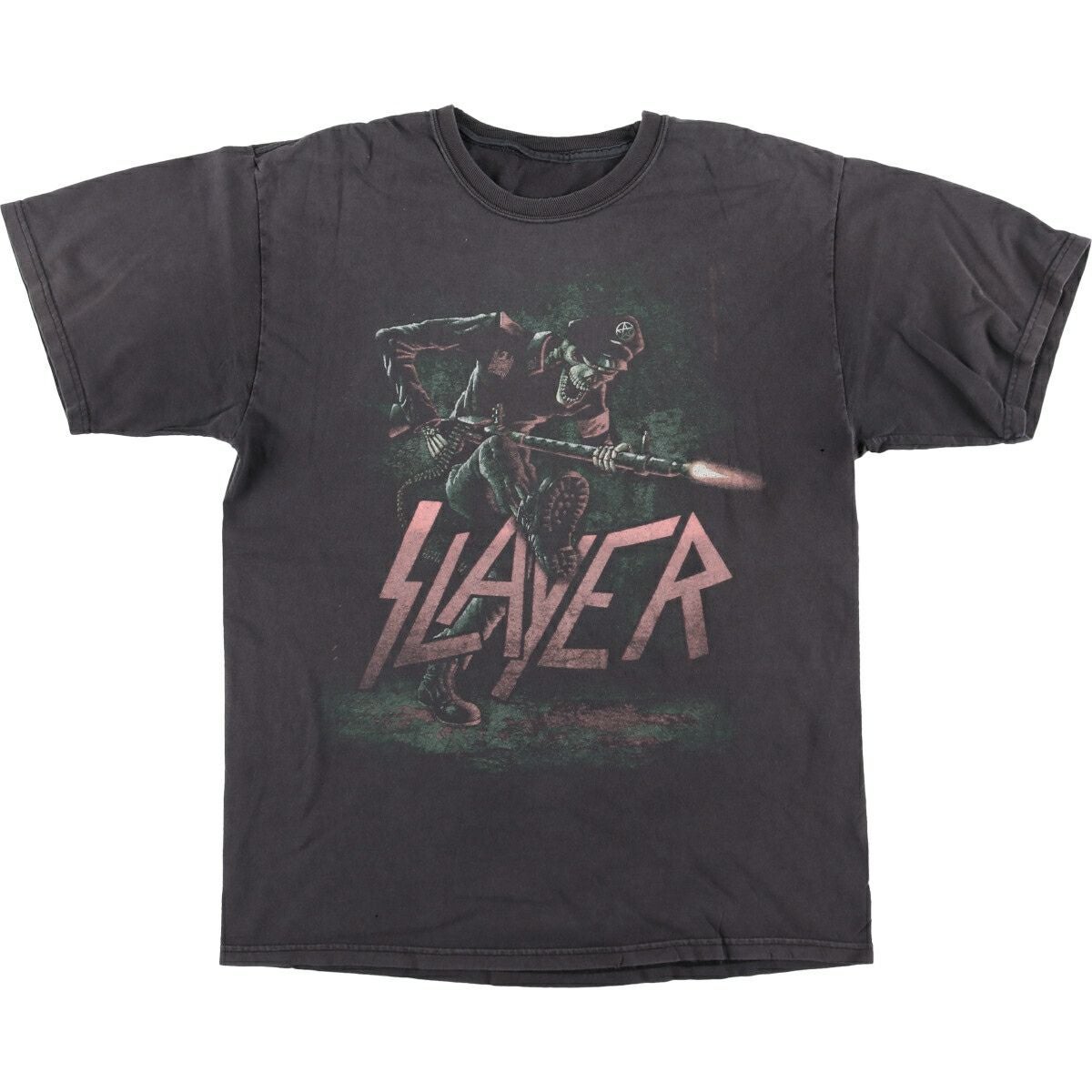 古着 Slayer スレイヤー ドクロ柄 スカル柄 バンドTシャツ バンT