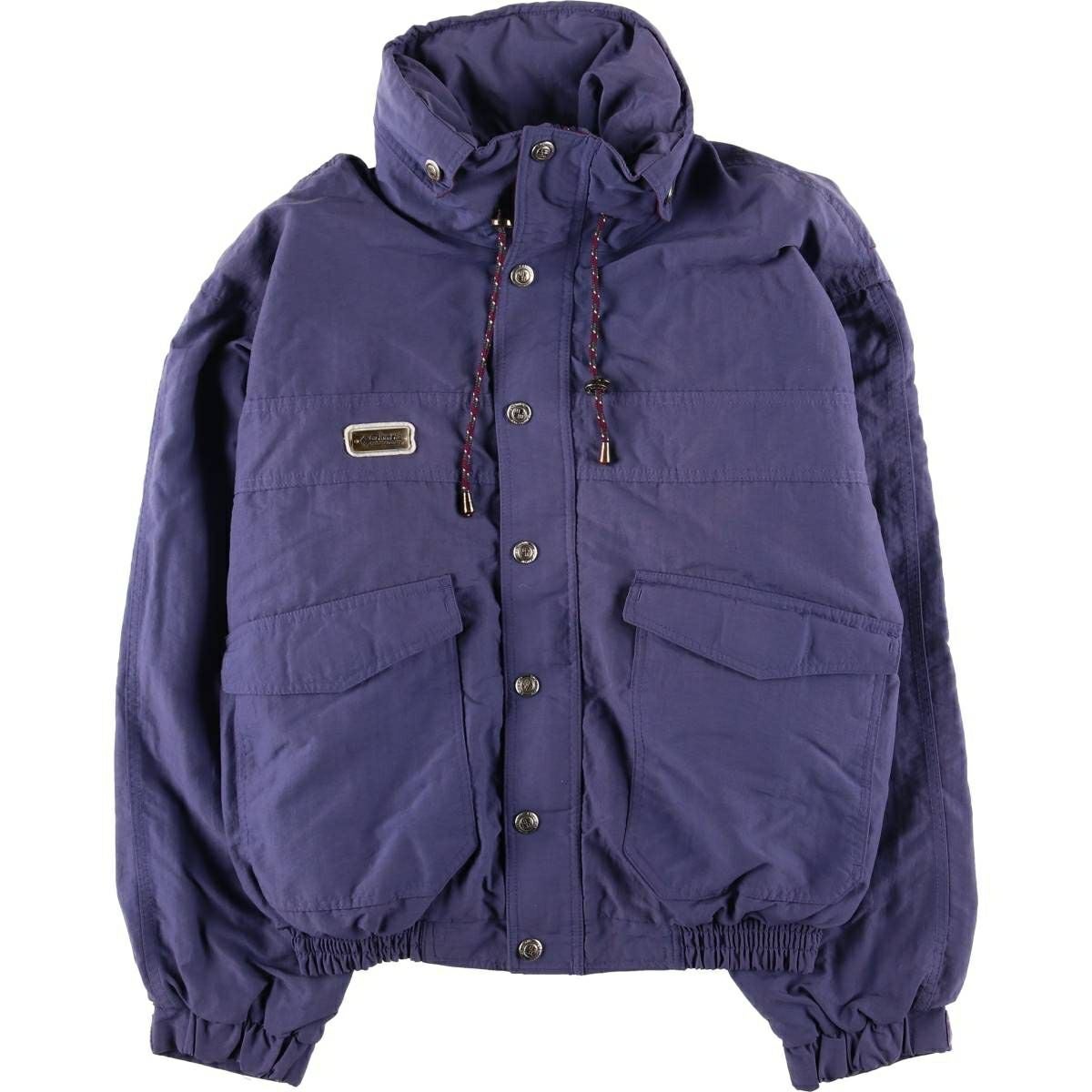 古着 90年代 コロンビア Columbia 白タグ リップストップ 中綿