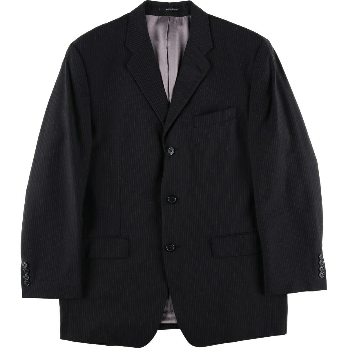 古着 カルバンクライン   extreme slim fit チェック柄 テーラードジャケット メンズS相当/eaa615941 古着 カルバンクライン Calvin klein extreme slim fit チェック柄