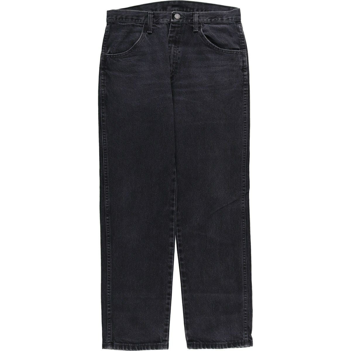 古着 ラスラー RUSTLER ブラックデニム ストレートデニムパンツ メンズw31相当/eaa483184 古着 ラスラー RUSTLER ブラックデニム ストレートデニムパンツ メンズ