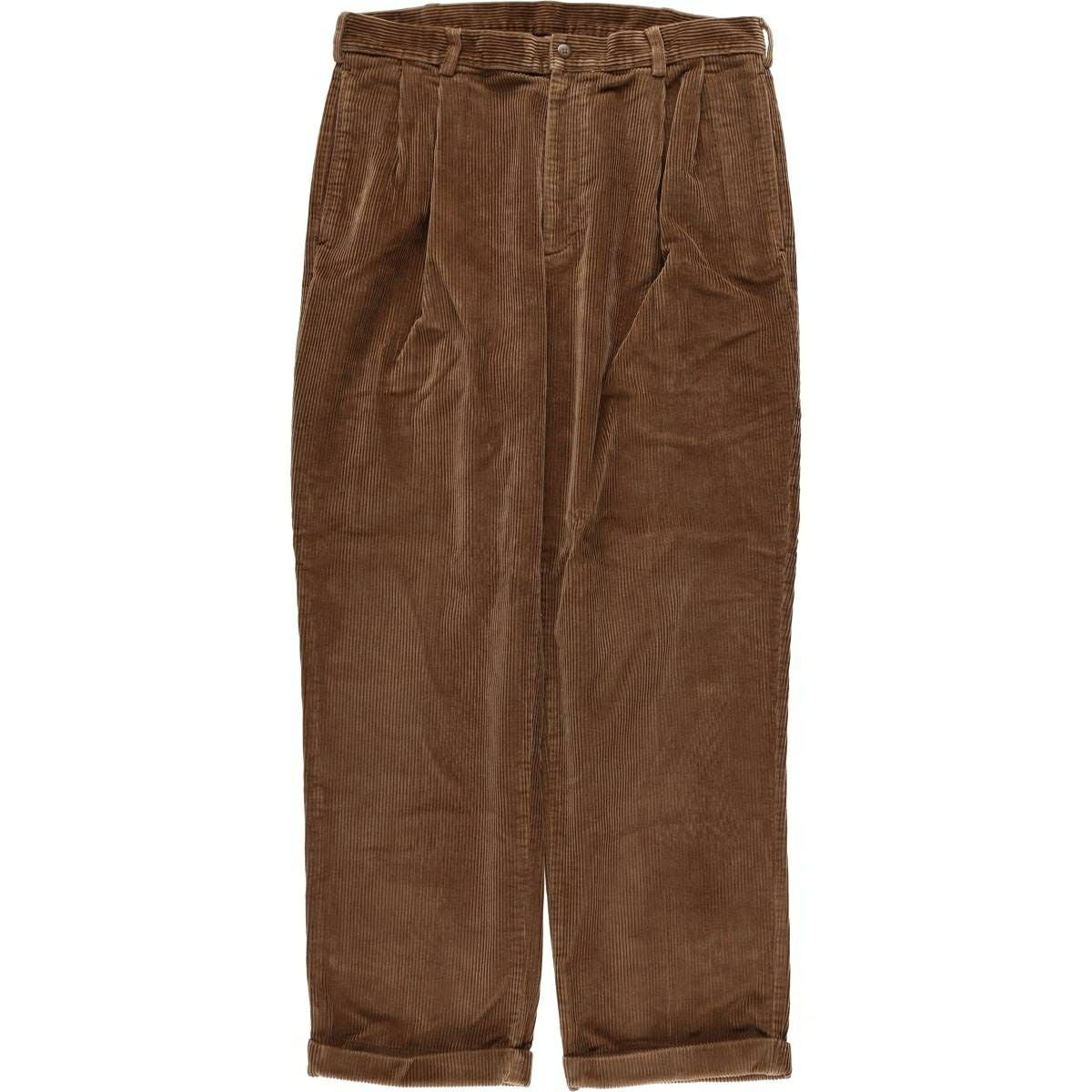 古着 90年代 ジョスエーバンク JOS.A.BANK ツータック ウールパンツ