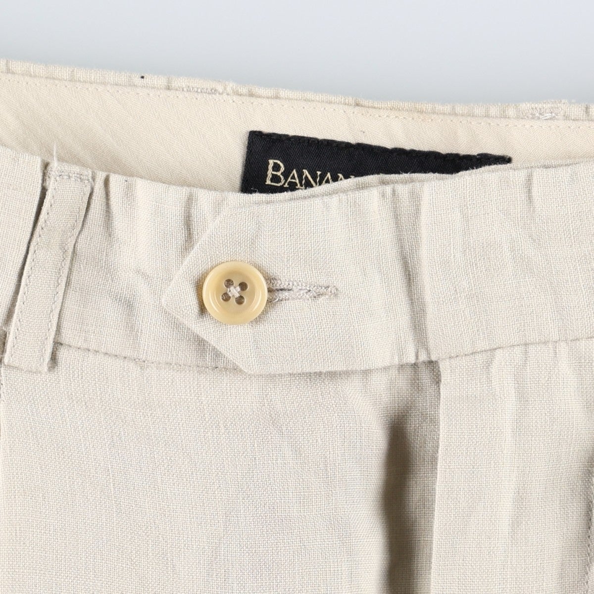 古着 バナナリパブリック BANANA REPUBLIC ツータック リネンパンツ