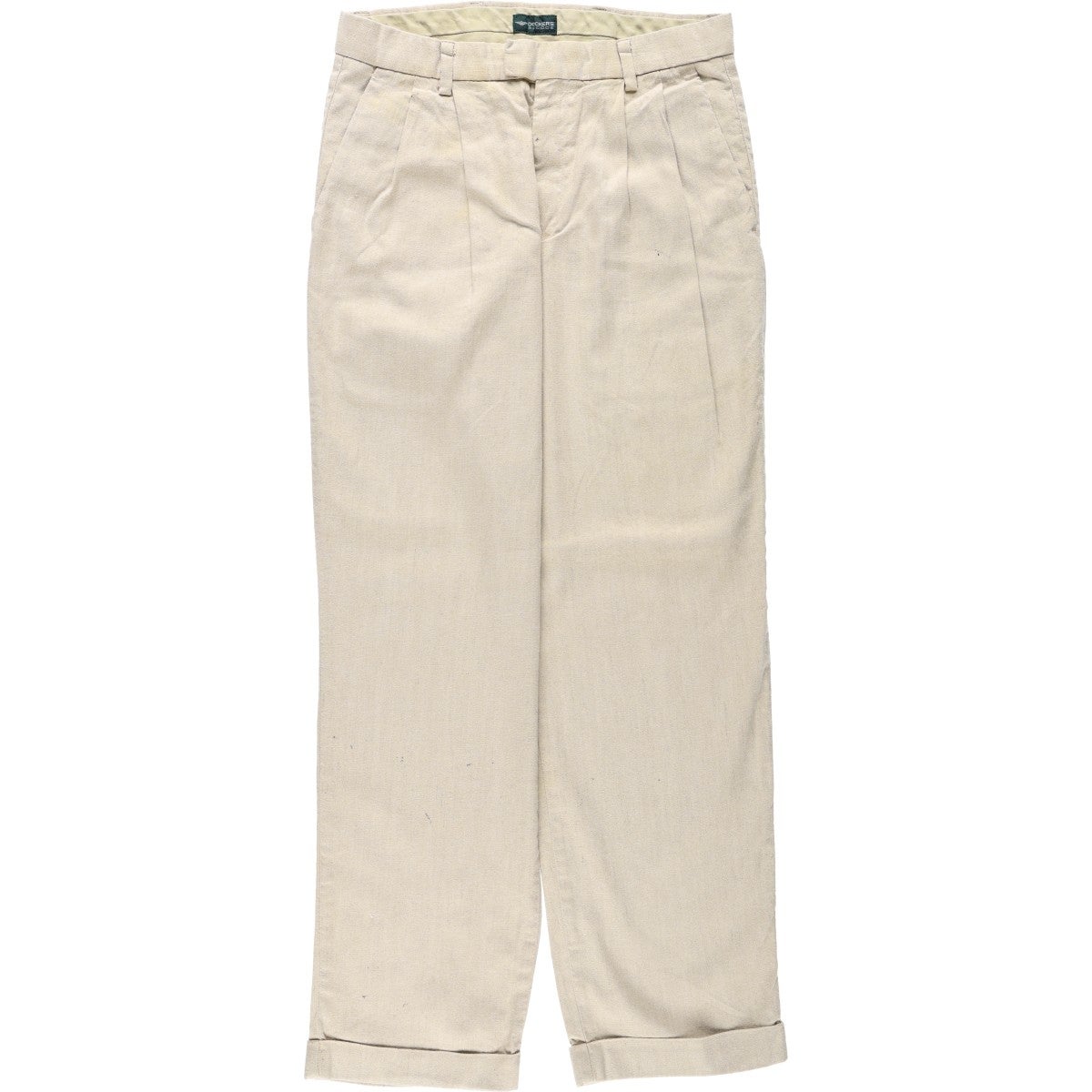 古着 90年代 ドッカーズ DOCKERS RECODE ツータック リネン×コットン