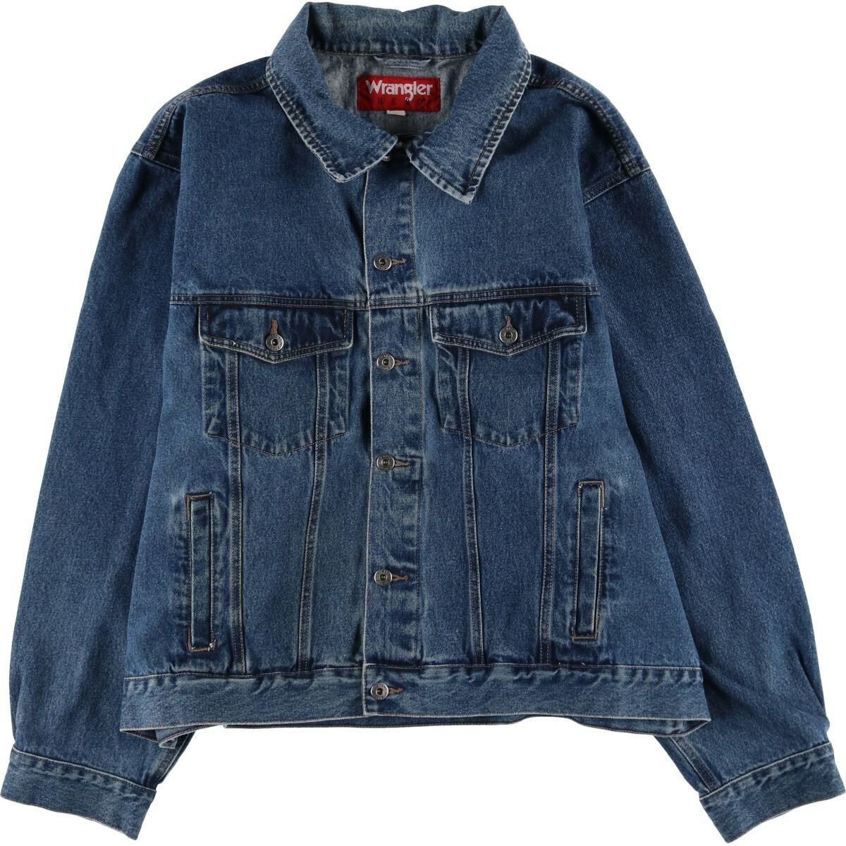 古着 ビッグサイズ 90年代 ラングラー Wrangler HERO デニムジャケット