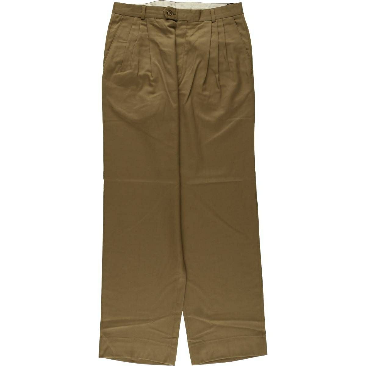 古着 アルマーニ ARMANI COLLEZIONI ワンタック ウールパンツ