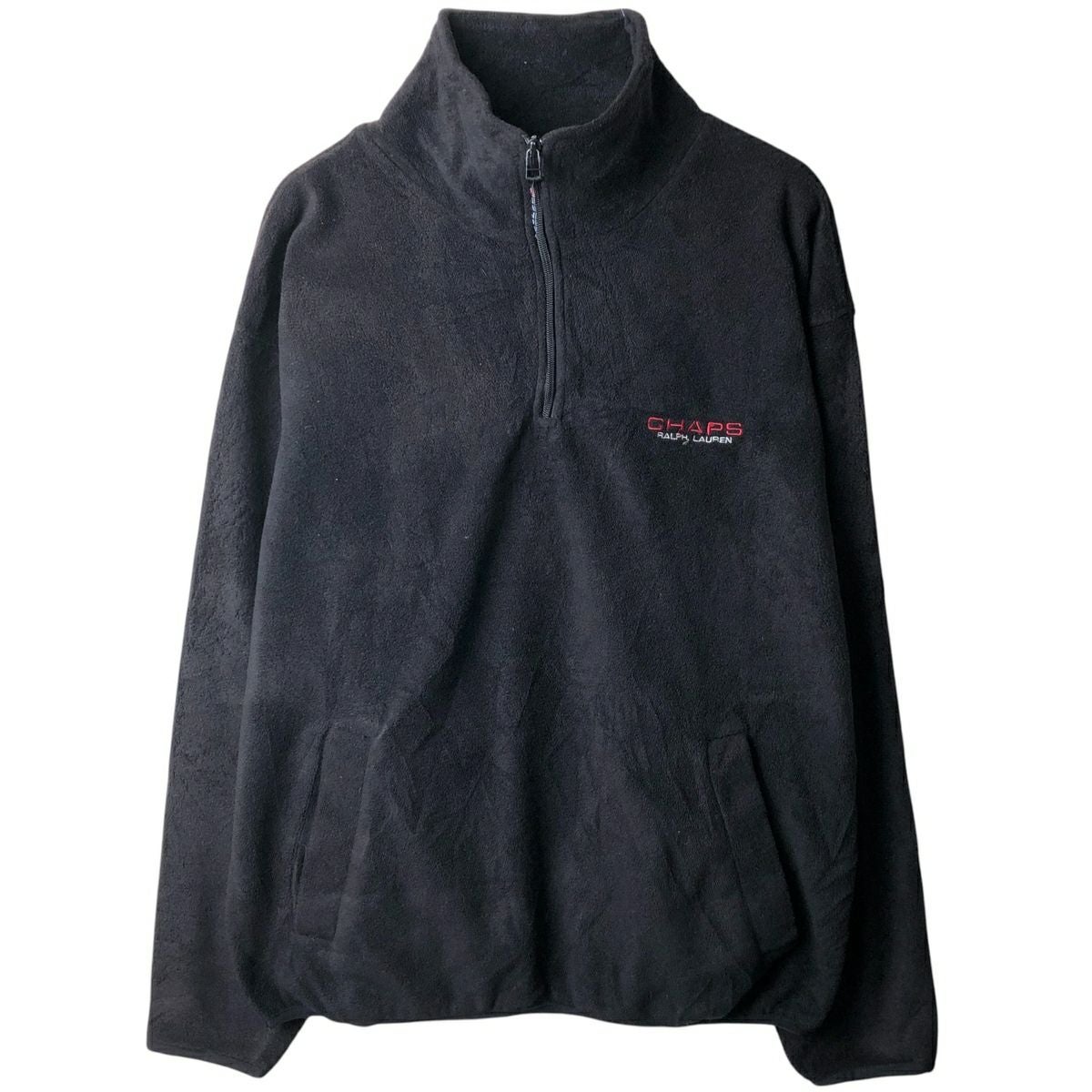 チャップス　ラルフローレン ハーブジップ　ドローコード 古着 90年代 ラルフローレン Ralph Lauren CHAPS チャップス ハーフ