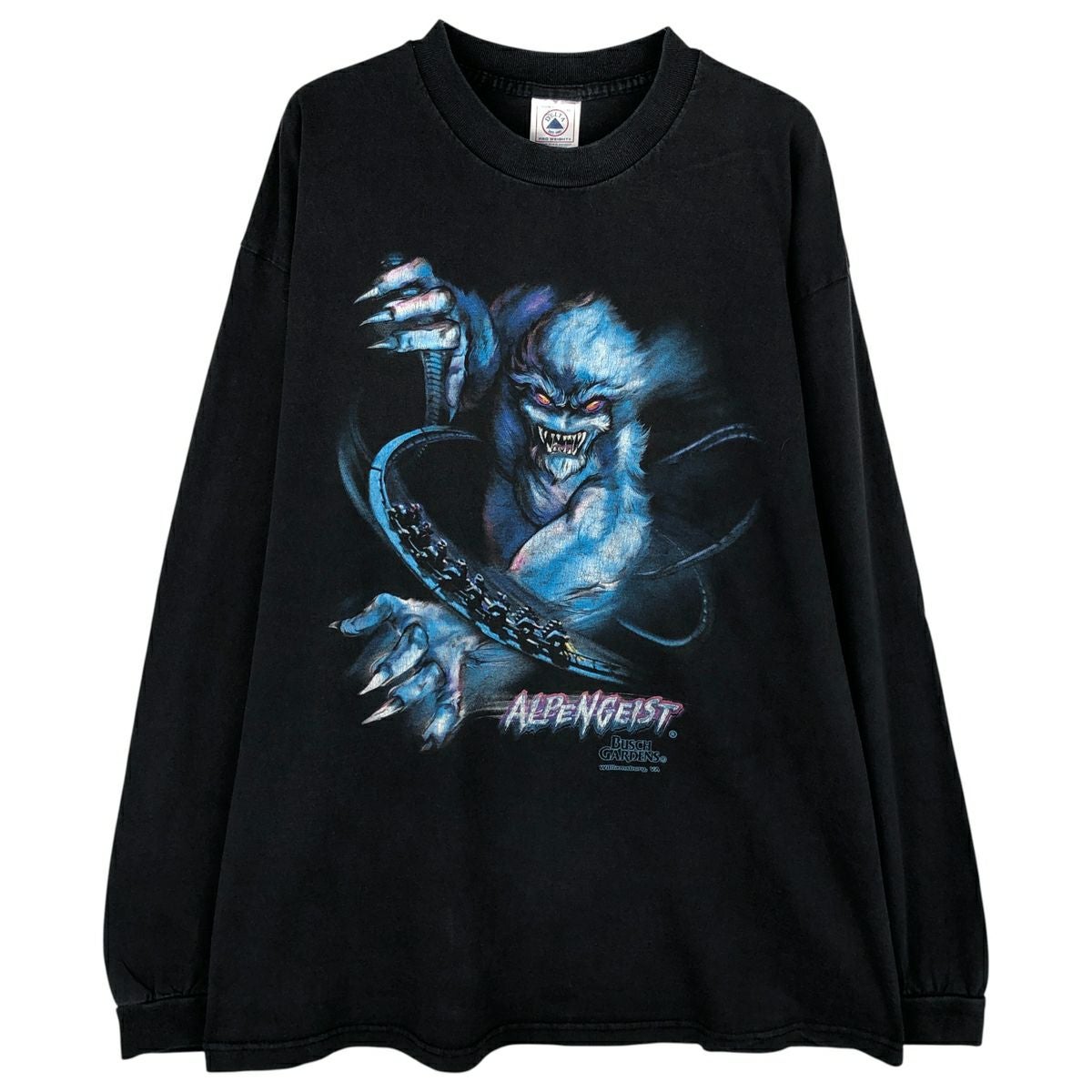 古着 80年代 Munsingwear 無地ポケットロングTシャツ ロンT メンズXL