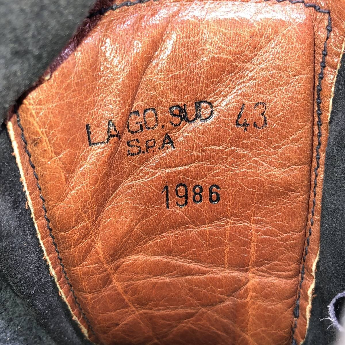 古着 80年代 イタリア軍 フロントジップ スチールトゥ ミリタリー