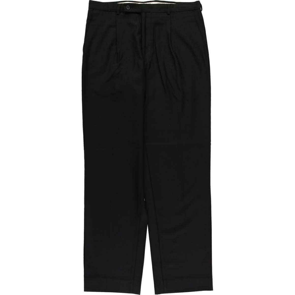 古着 ピエールカルダン PIERRE CARDIN ワンタック ウールパンツ