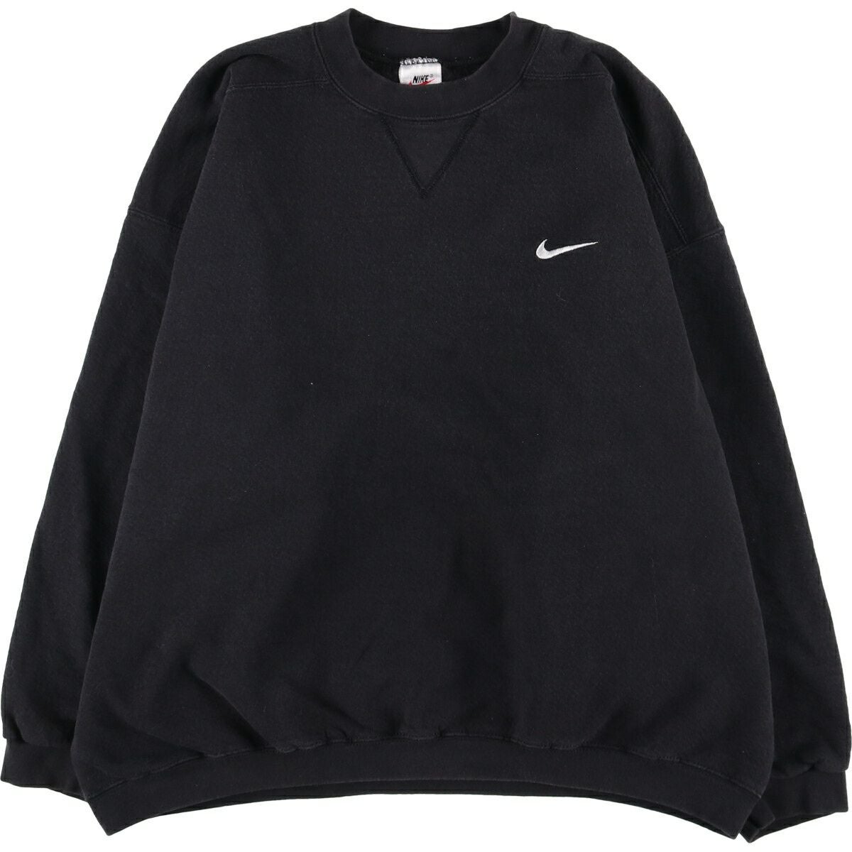 古着 90年代 ナイキ NIKE ワンポイントロゴスウェットシャツ