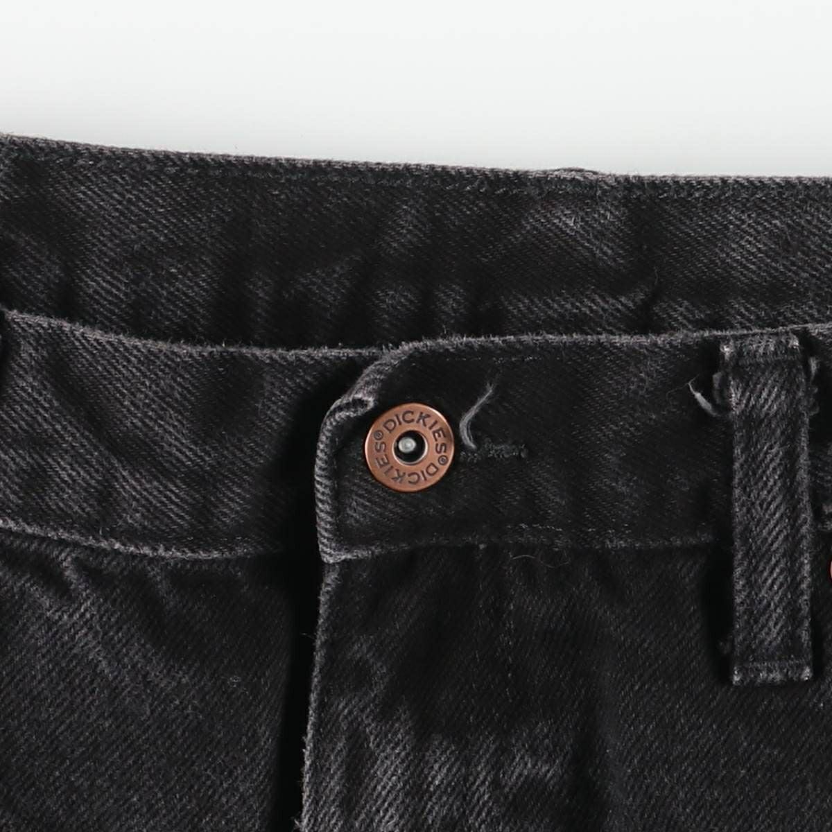 古着 ディッキーズ Dickies REGULAR ブラックデニム ストレートデニム