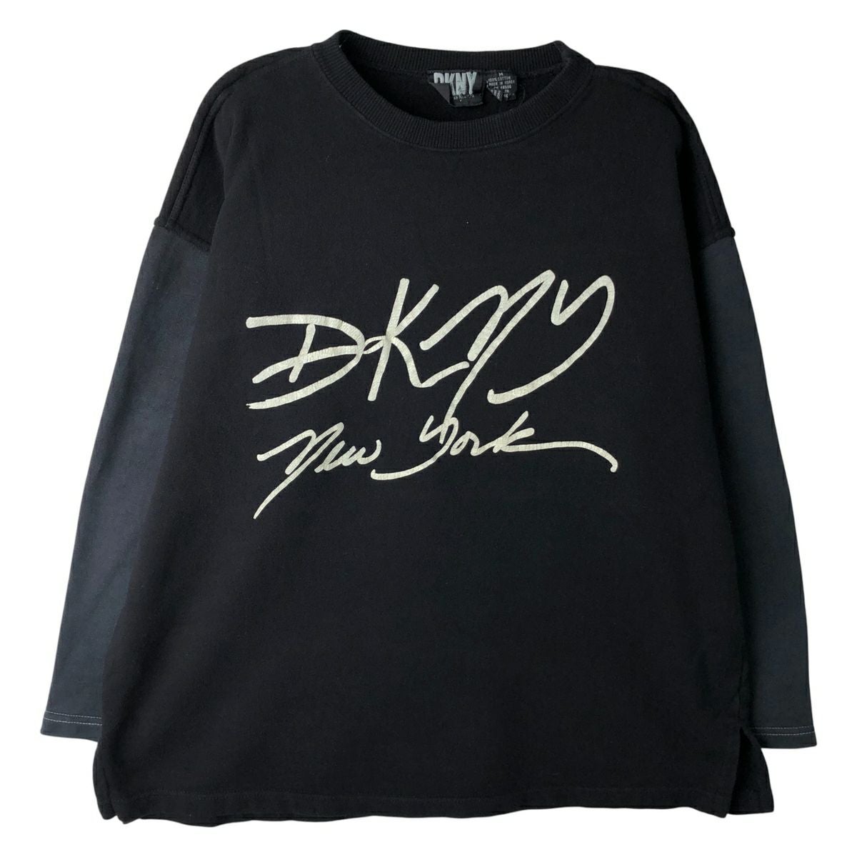 古着 90年代 ダナキャランニューヨーク DKNY ロゴスウェットシャツ