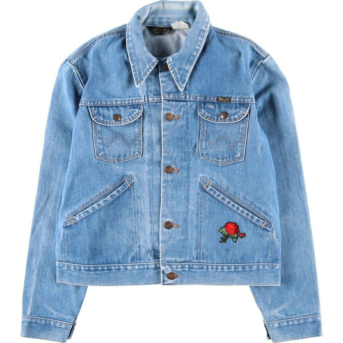 古着 90年代 ラングラー Wrangler HERO デニムベスト メンズL相当