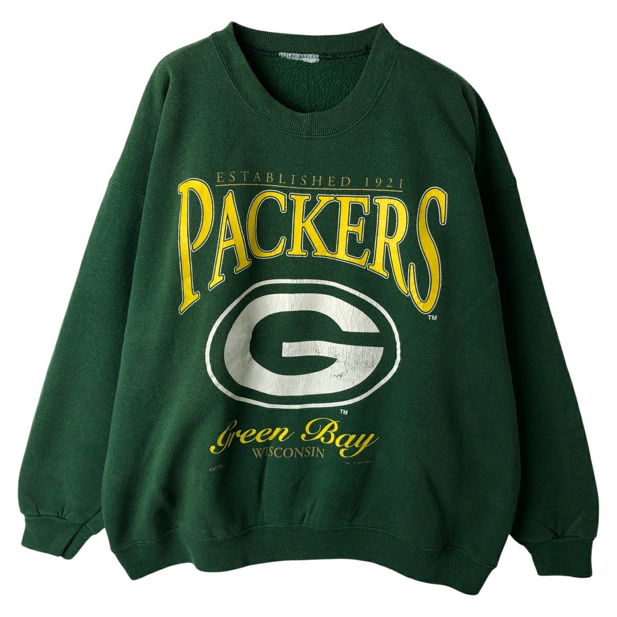 古着 90年代 LOGO ATHLETIC NFL GREEN BAY PACKERS グリーンベイ