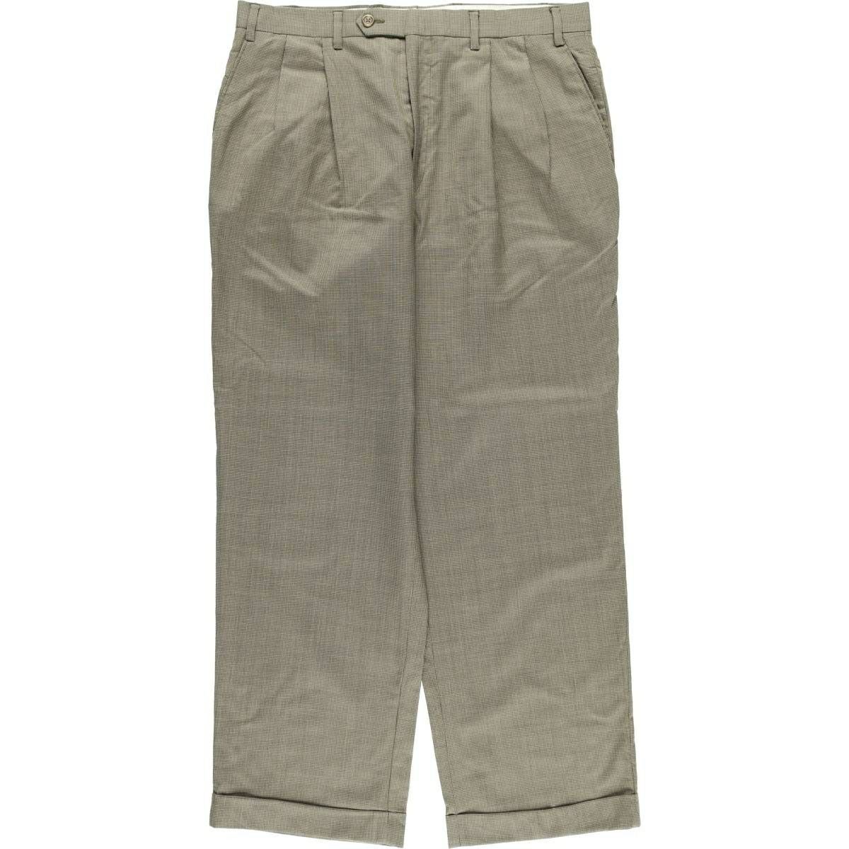 古着 ラルフローレン Ralph Lauren LAUREN ローレン ツータック ウール