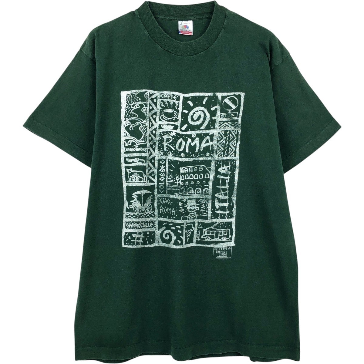 古着 90年代 フルーツオブザルーム FRUIT OF THE LOOM アートTシャツ