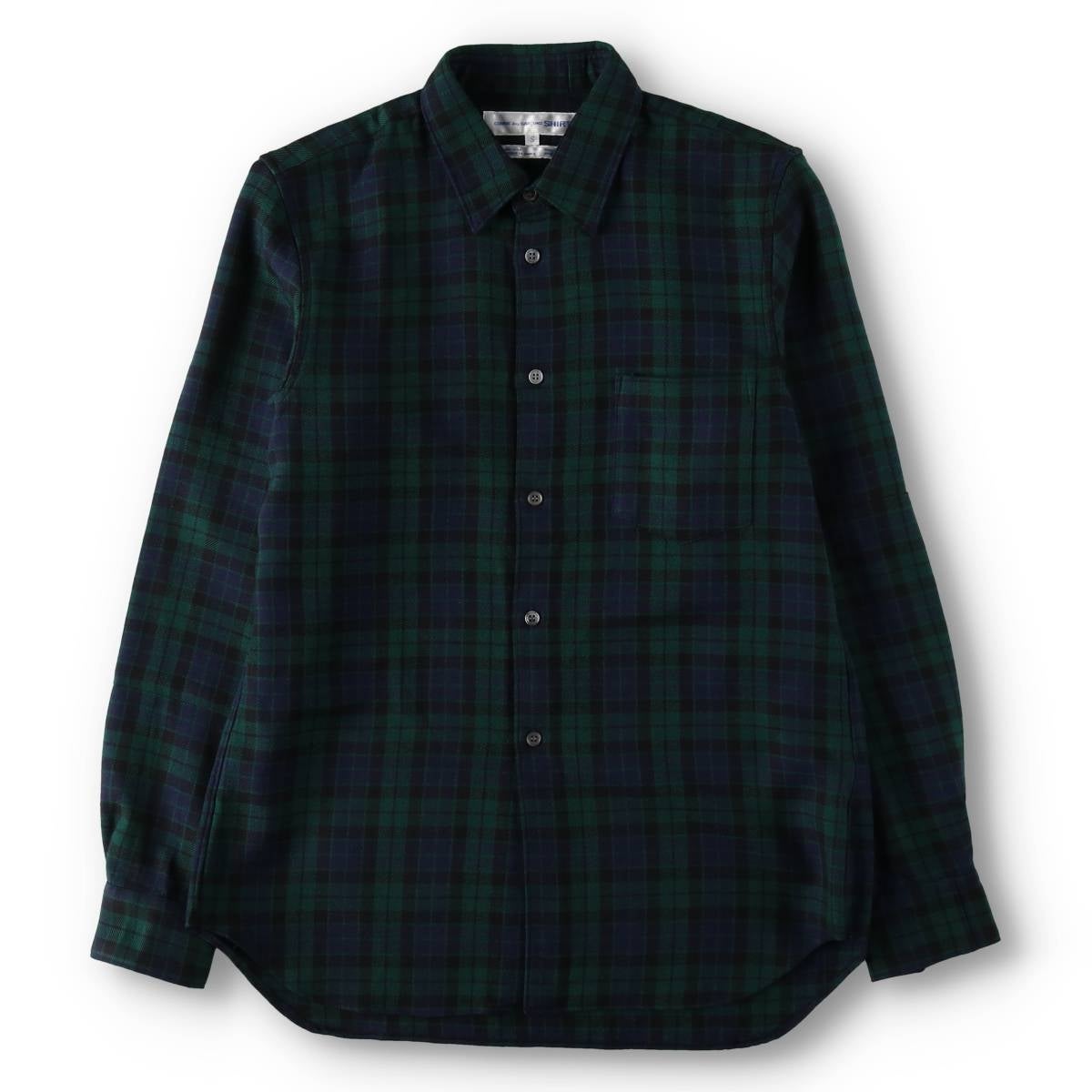 古着 コムデギャルソン COMME des GARCONS SHIRT チェック柄 ウール