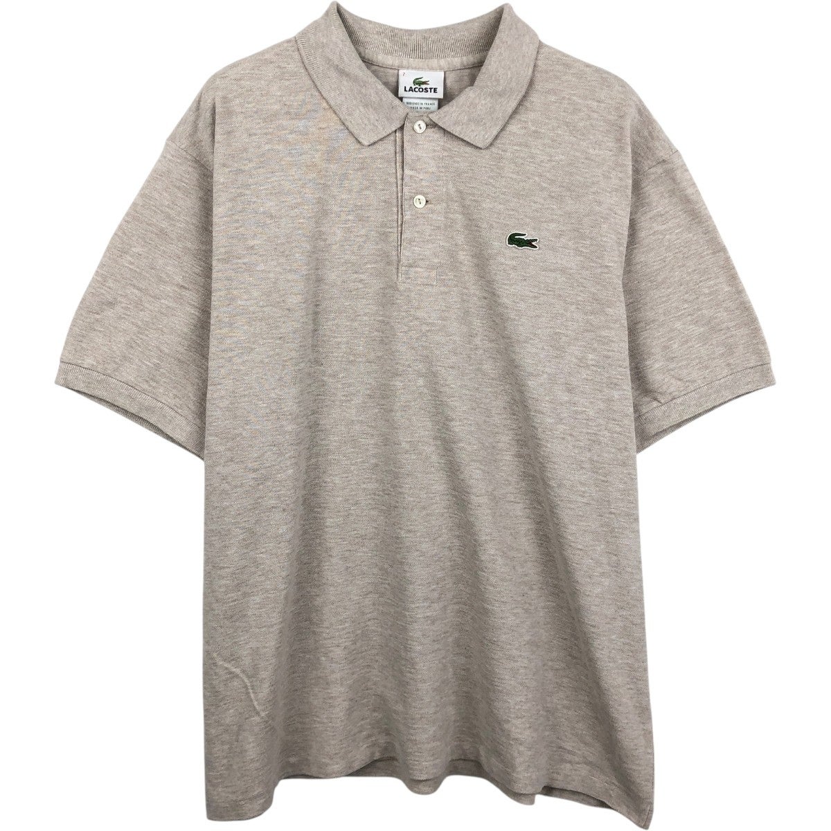 古着 90年代 ラコステ LACOSTE フランス企画 半袖 ポロシャツ 7 メンズ
