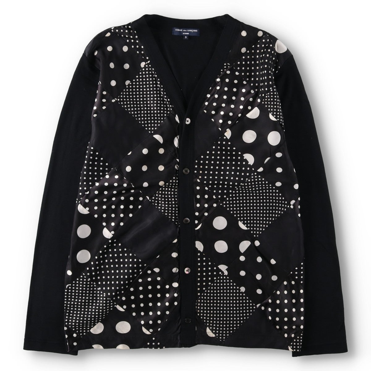 古着 コムデギャルソン COMME des GARCONS HOMME ドット柄 パッチ