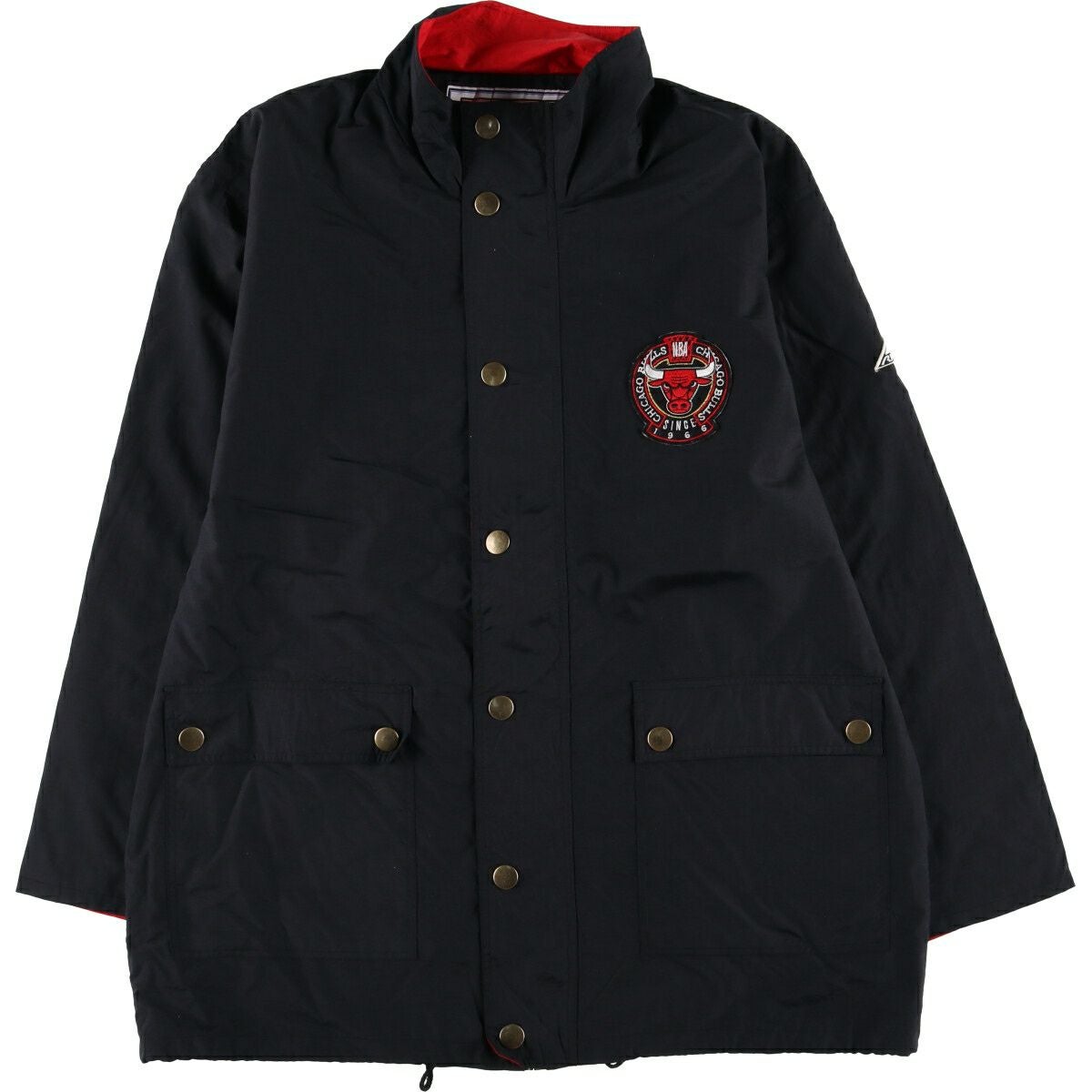 古着 90年代 LOGO7 NBA CHICAGO BULLS シカゴ ブルズ ナイロン
